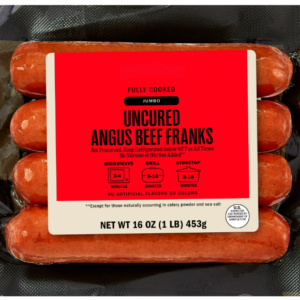 MK JUMBO UNCURED 100% ANGUS BEEF FRANKS