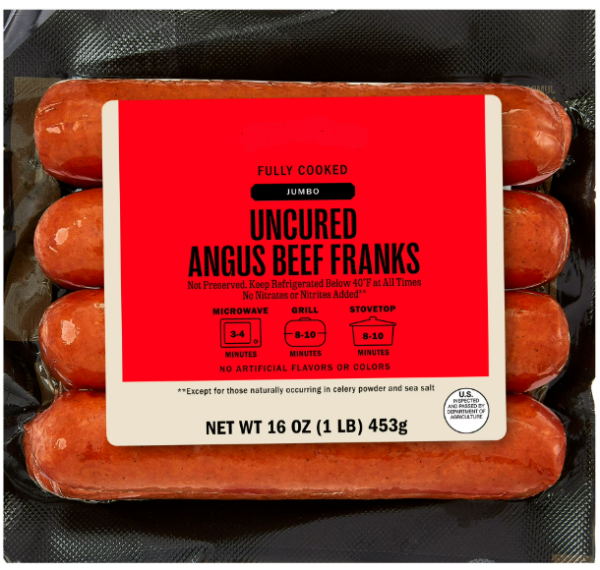 MK JUMBO UNCURED 100% ANGUS BEEF FRANKS