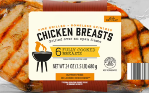 MM FIRE GRILLED CHICKEN BREAST 6ct. 1.5lbs