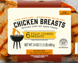 MM FIRE GRILLED CHICKEN BREAST 6ct. 1.5lbs