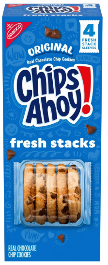 NABISCO FRESH STACKS CHIPS AHOY! ORIGINAL 4PK