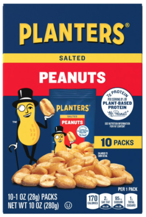 PLANTERS PEANUTS SALTED 10PK