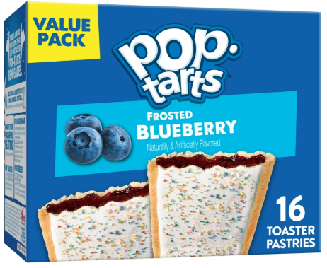 POP-TARTS FROSTED BLUEBERRY 16PK