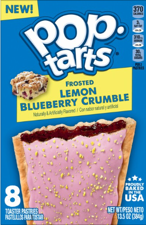 POP-TARTS FROSTED LEMON BLUEBERRY CRUMBLE
