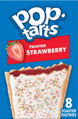 POP-TARTS FROSTED STRAWBERRY 13.5oz 8ct .35 @ .62 WALMART POP-TARTS FROSTED STRAWBERRY