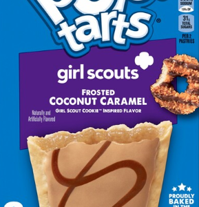 POP-TARTS GIRL SCOUTS FROSTED COCONUT CARAMEL