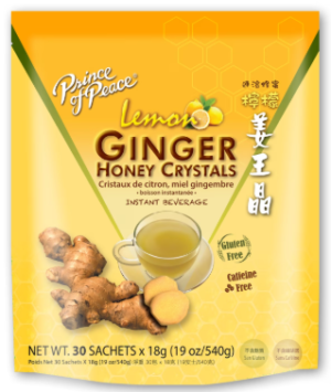 PRINCE OF PEACE GINGER HONEY CRYSTALS LEMON