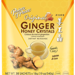 PRINCE OF PEACE GINGER HONEY CRYSTALS ORIGINAL 30PK