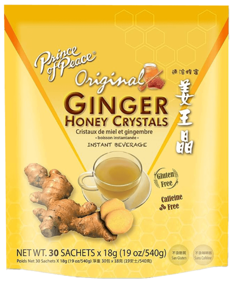 PRINCE OF PEACE GINGER HONEY CRYSTALS ORIGINAL 30PK