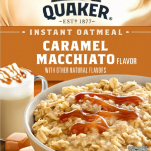 QUAKER OATS INSTANT CARAMEL MACCHIATO OATMEAL 8PK
