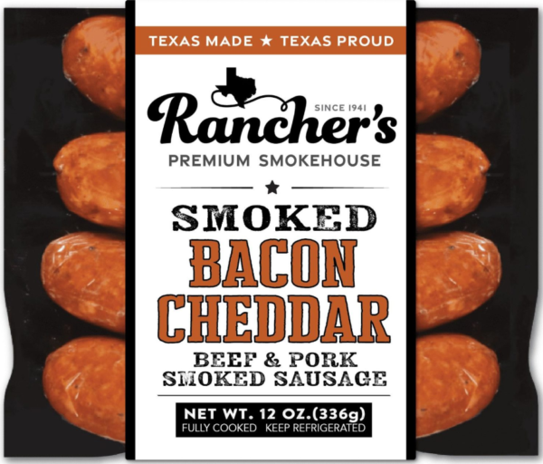 RANCHER'S JUMBO BACON CHEDDAR SMOKED SAUSAGES