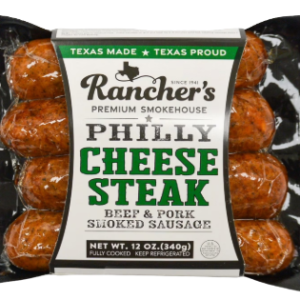 RANCHER'S JUMBO PHILLY CHEESE STEAK SMOKED SAUSAGES