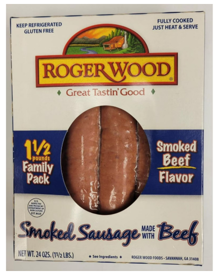 ROGER WOOD BEEF SAUSAGE 1.5lbs