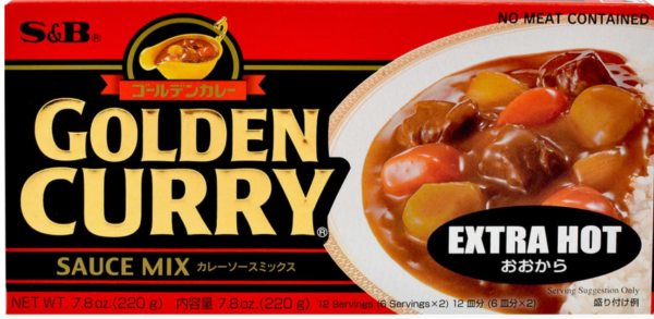 S&B GOLDEN CURRY EXTRA HOT