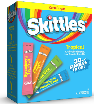 SKITTLES TROPICAL VARIETY PK 30ct
