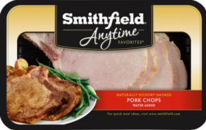 SMITHFIELD HICKORY SMOKED BONE-IN PORK CHOPS 1.75lbs