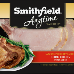 SMITHFIELD HICKORY SMOKED BONE-IN PORK CHOPS 1.75lbs
