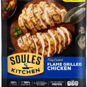 SOULES FLAME GRILLED CHICKEN BREAST STRIPS
