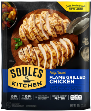 SOULES FLAME GRILLED CHICKEN BREAST STRIPS