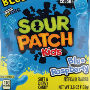 SOUR PATCH KIDS - BLUE RASPBERRY 3.6oz BAG