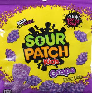 SOUR PATCH KIDS - GRAPE 3.58oz BAG