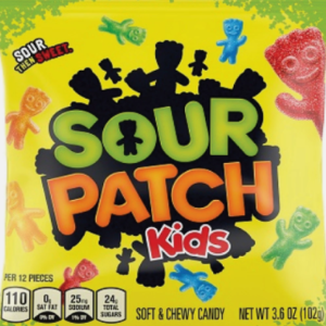 SOUR PATCH KIDS ORIGINAL 3.6oz BAG