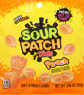 SOUR PATCH KIDS PEACH 3.56oz .75 @ width=