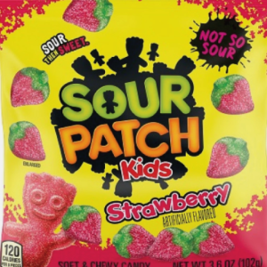 SOUR PATCH KIDS - STRAWBERRY 3.6oz BAG