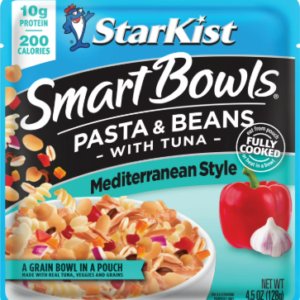 STARKIST SMART BOWLS PASTA & BEANS W. TUNA- MEDITERRANEAN STYLE