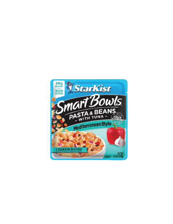 STARKIST SMART BOWLS PASTA & BEANS W. TUNA - MEDITERRANEAN 4.5oz @ width=