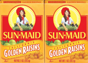 SUN-MAID GOLDEN RAISINS 1oz 2ct