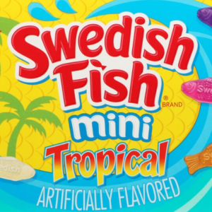 SWEDISH FISH - MINI TROPICAL 3.5oz BOX