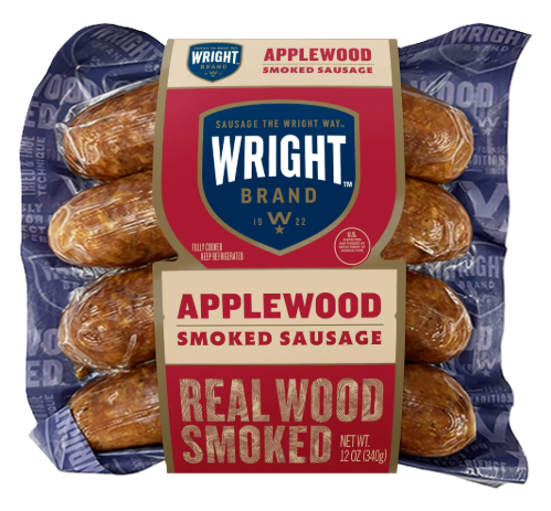 WRIGHT BRAND JUMBO APPLEWOOD SMOKED SAUSAGE