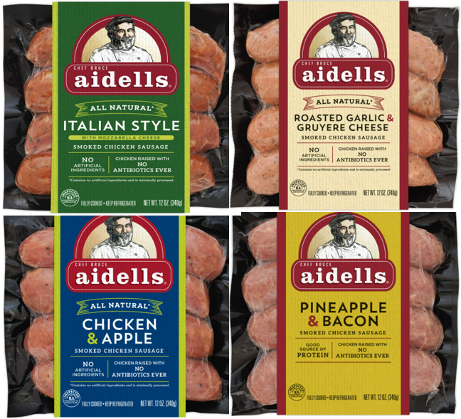 AIDELLS JUMBO SAUSAGE MIX & MATCH ANY 4 BUNDLE 3lbs