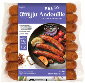 AMYLU ANDOUILLE CHICKEN SAUSAGE 2.5lbs