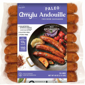 AMYLU ANDOUILLE CHICKEN SAUSAGE 2.5lbs