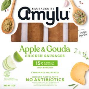 AMYLU APPLE & GOUDA CHICKEN SAUSAGE