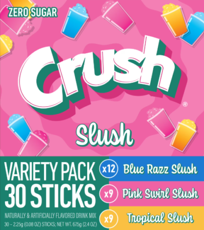 CRUSH SLUSH VARIETY PK 30PK