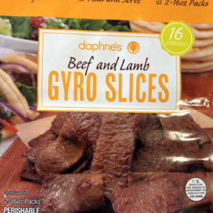 DAPHNE'S BEEF & LAMB GYRO SLICES 2lbs
