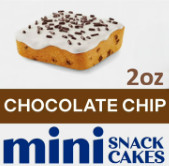 ENTENMANN'S MINI ICED CHOCOLATE CHIP CAKE