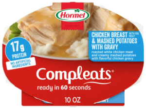 HORMEL COMPLEATS CHICKEN BREASTS & GRAVY W. MASHED POTATOES