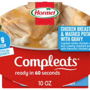 HORMEL COMPLEATS CHICKEN BREASTS & GRAVY W. MASHED POTATOES
