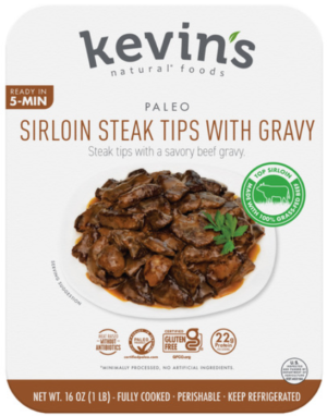 KEVIN'S SIRLOIN STEAK TIPS W. GRAVY 1lb