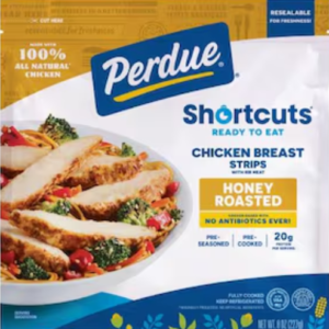 PERDUE SHORT CUTS HONEY ROASTED CHICKEN BREAST STRIPS