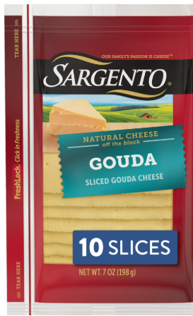 SARGENTO GOUDA CHEESE SLICES