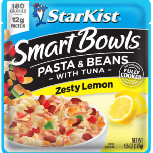 STARKIST SMART BOWLS PASTA & BEANS W. TUNA - ZESTY LEMON