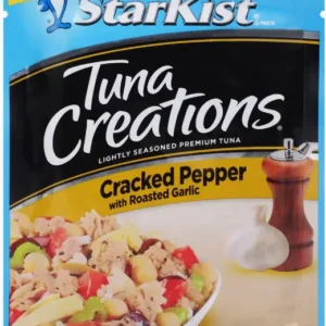 STARKIST TUNA CREATIONS CRACKED PEPPER WITH ROASTED GARLIC