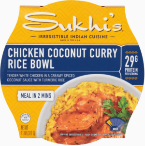 SUKHI'S CHICKEN COCONUT CURRY RICE BOWL
