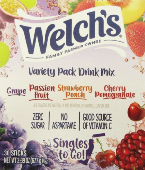 WELCH'S VARIETY PK 30ct