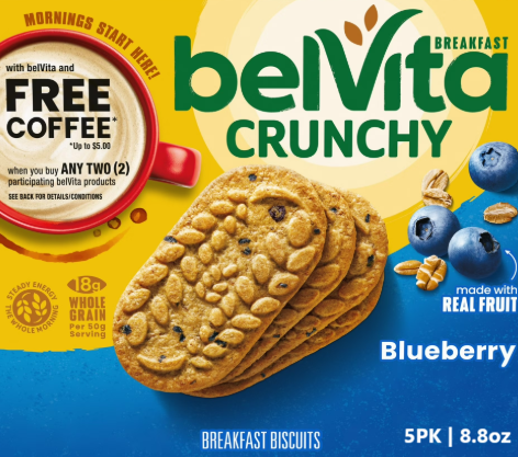 BELVITA CRUNCHY BLUEBERRY 5PK